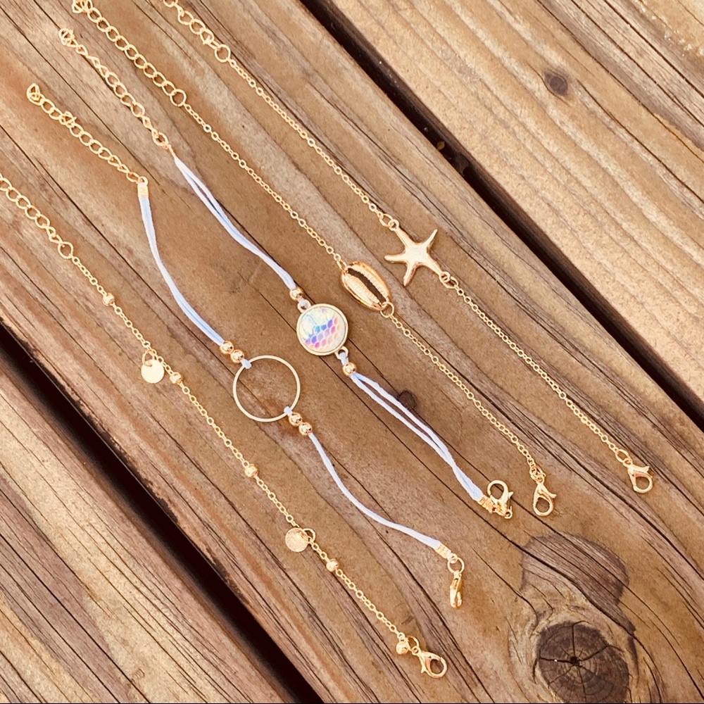 MERMAID ♡ 5 Bracelets GIFT SET - Picture 4 of 7